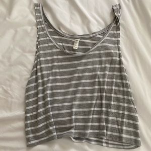 Stripped crop tank